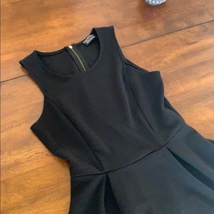 PAPERMOON BLACK ZIP DRESS